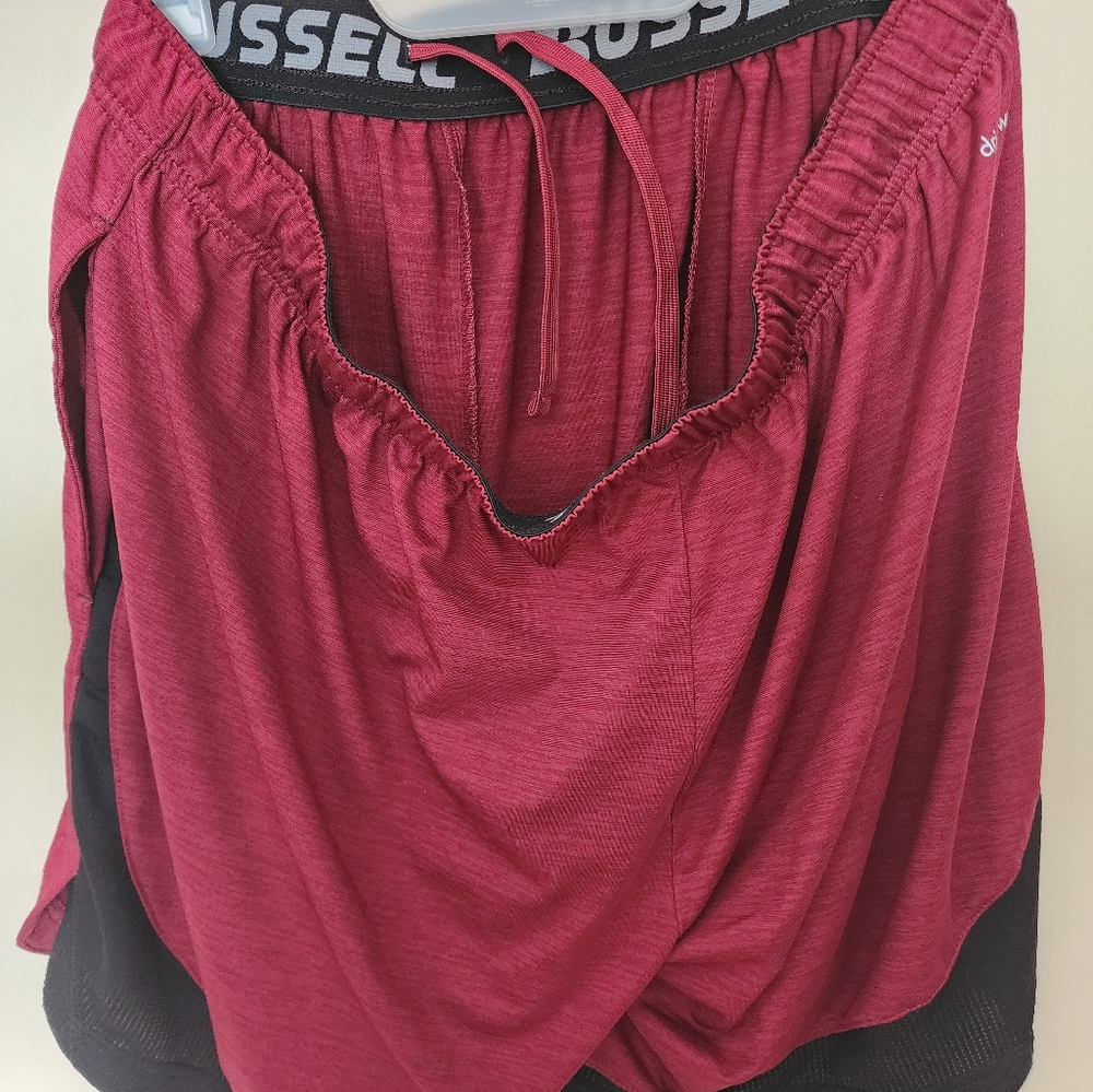 Russel Maroon Athletic FRESH FORCE Shorts (L)